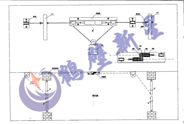 风门机械闭锁装置