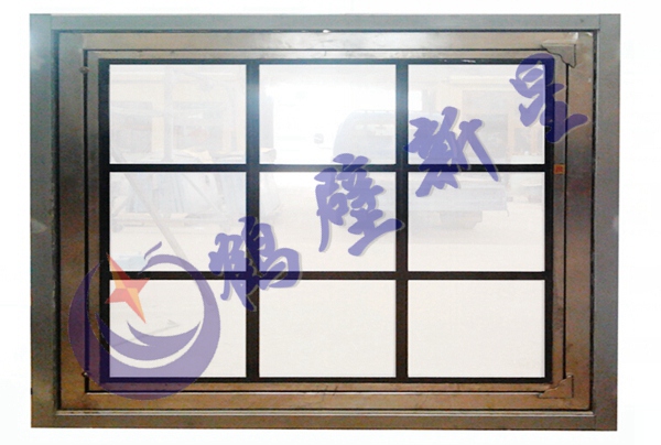 全透明钢化玻璃风门