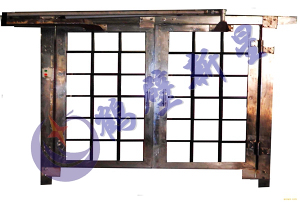 全透明钢化玻璃风门